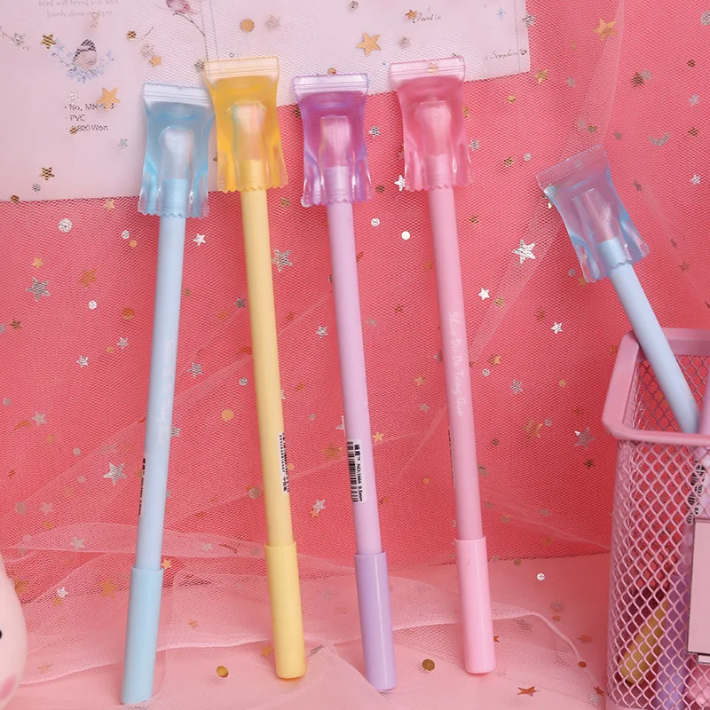 

4 шт., гелевые ручки с черными чернилами, 0,5 мм