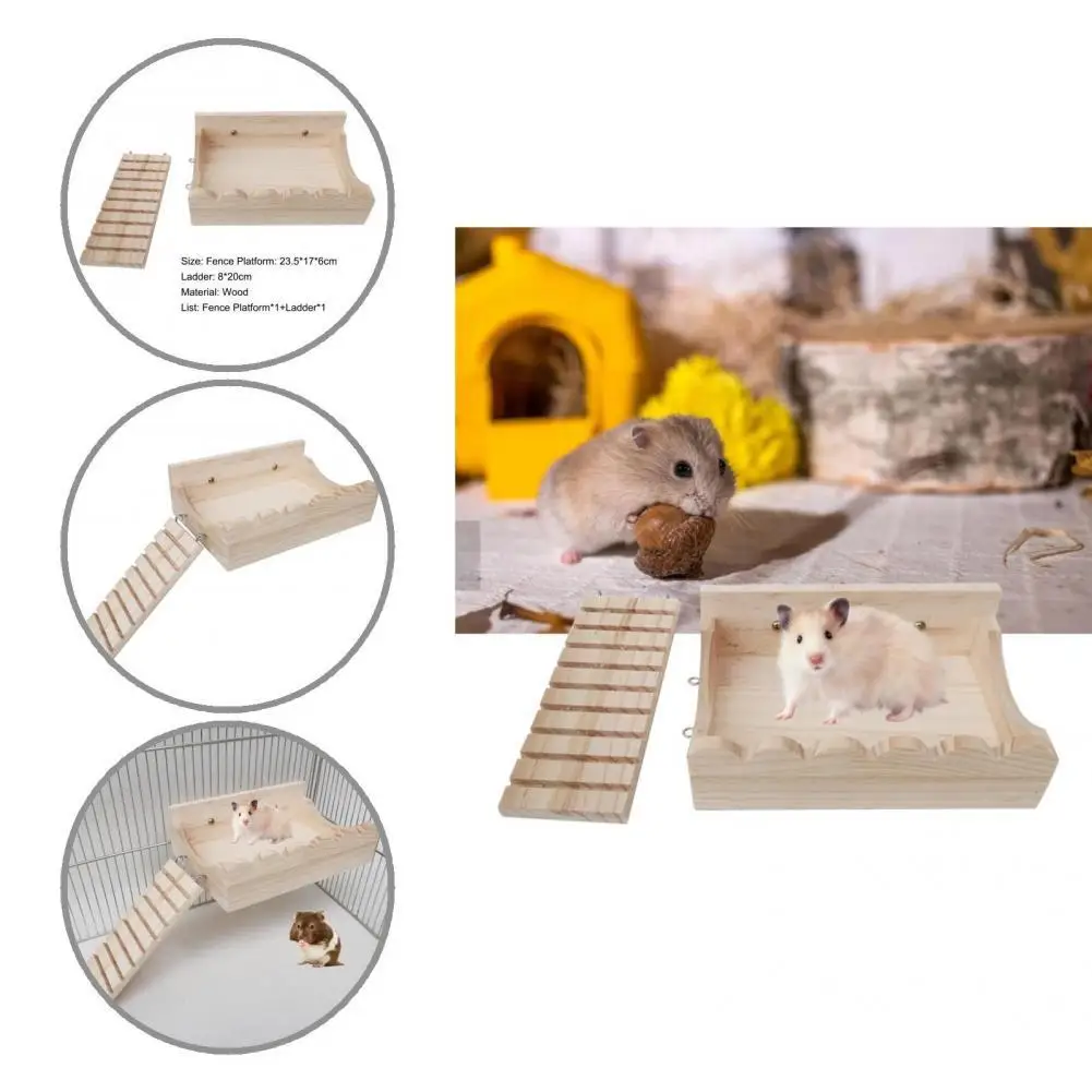 

Hamster Toy Mini Hamster Platform Multi-use Entertainment Safe Hamster Chinchilla Playground Toy