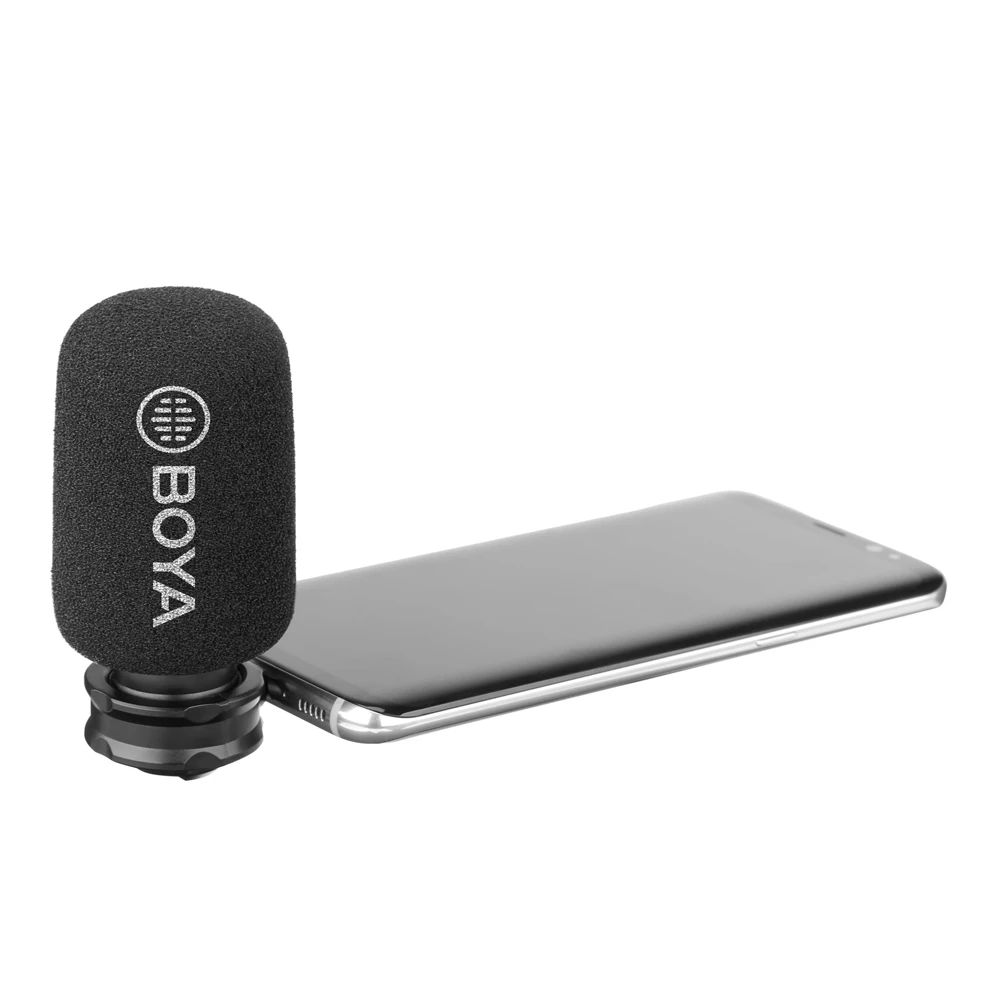 BOYA стерео X/Y телефон микрофон для samsung huawei P20 Pro Mate10 Xiaomi MEIZU OPPO VIVO Redmi usb type-C смартфон видео микрофон