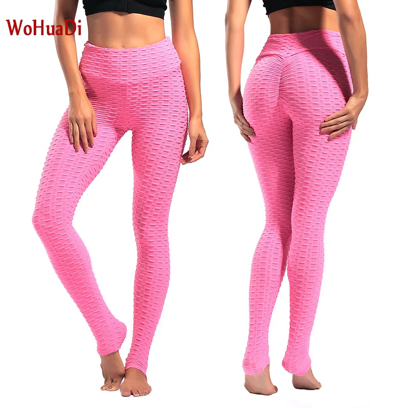 

WOHUADI High Waist Seamless Leggings Pants Gym Women Sexy hip yoga pants Dance leggings Fitness Sport Wear Top quality nylon