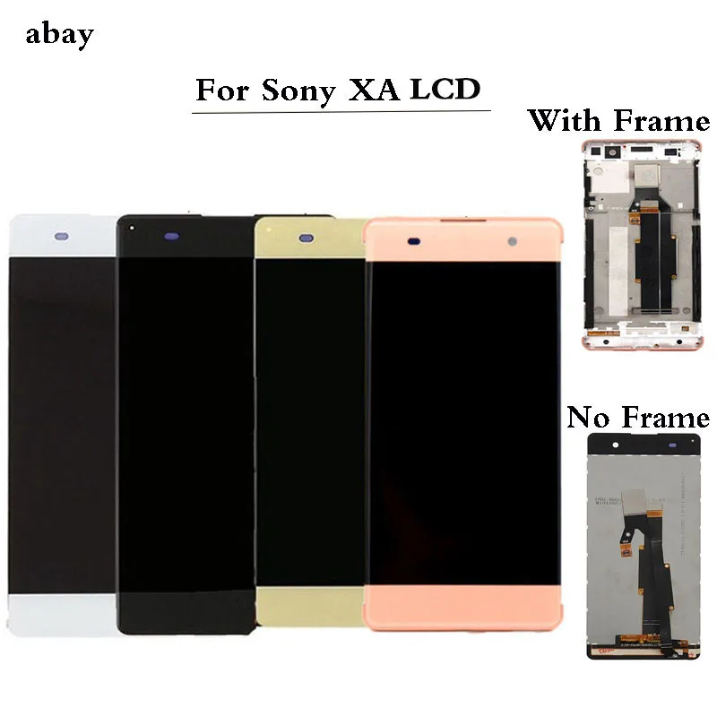 ЖК дисплей для SONY Xperia XA сенсорный экран с рамкой F3111 F3112 F3113 сменный XA|Экраны