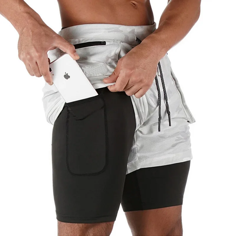 Мужская мода светильник Вес шорты для бега трусцой с внутренним карманом