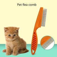 pet supplies stainless steel pet comb flea comb pet cat and dog combq365