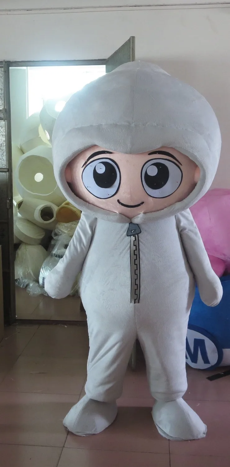 

Gray Hat Boy Mascot Costume Suits Cosplay Party Game Dress Outfits Clothing Advertising Carnival Halloween Xmas Easter Adults