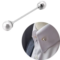 new pearl collars pin mens business meeting wedding groom wedding master of ceremony shirt accessories spiral collar pins