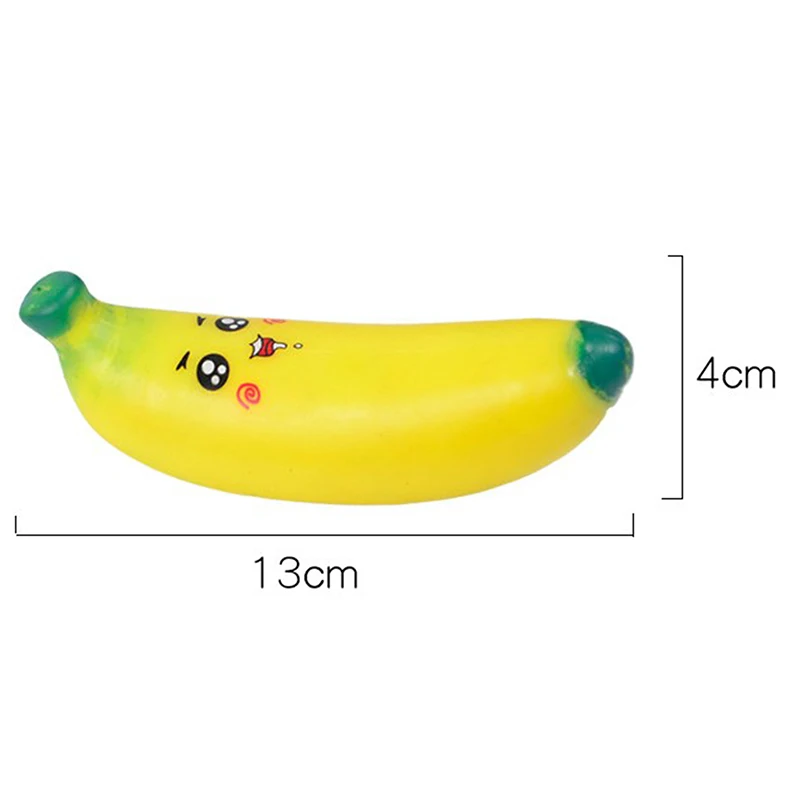 

Funny Banana Slow Rising Simulation Fruit Kid Toy Gift Unzip Toys Vent Toy