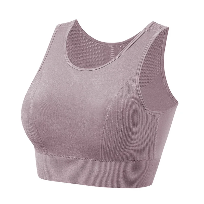 StyleA-Pink1 Vertvie, женский сексуальный сетчатый спортивный бюстгальтер, Brathable, спортивный топ, пуш-ап, женское нижнее белье для тренажерного зала, фитнеса, бесшовный бюстгальтер для тренировок, бега, йоги - Цвет: StyleA-Pink1