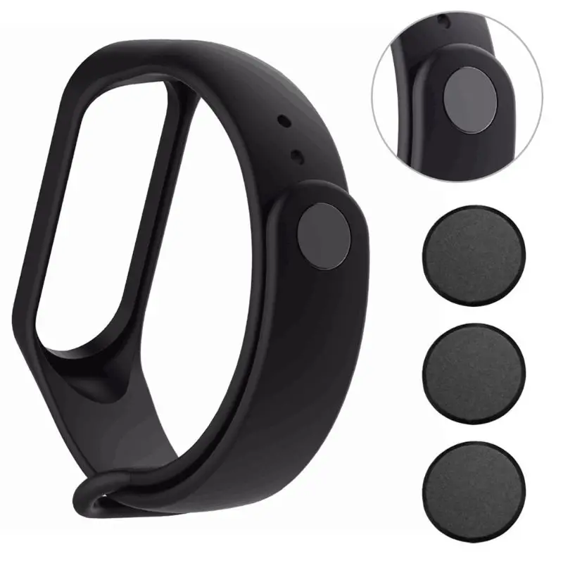 Пряжка для браслета xiao mi band ремешок Band 5 4 3 2 1 с узором браслет кнопками 77HA |