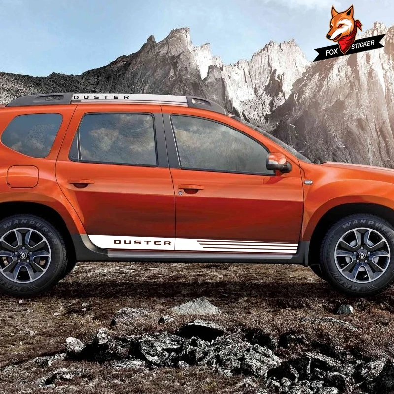 2 шт. виниловые наклейки на боковую дверь для dacia renault duster 2017 2019|Наклейки