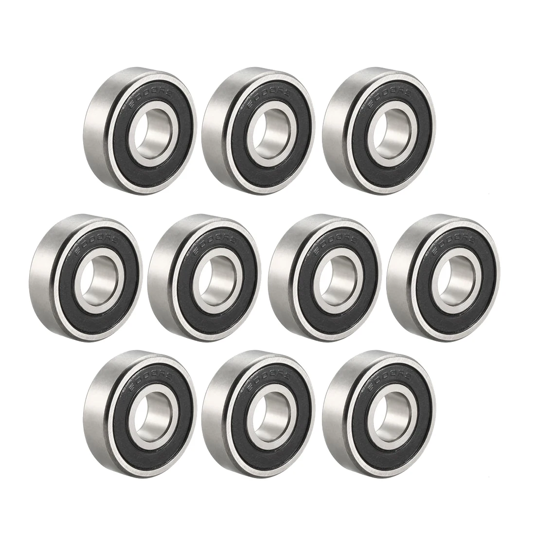 

uxcell 10pcs Deep Groove Ball Bearings Double Sealed Chrome Steel ABEC1