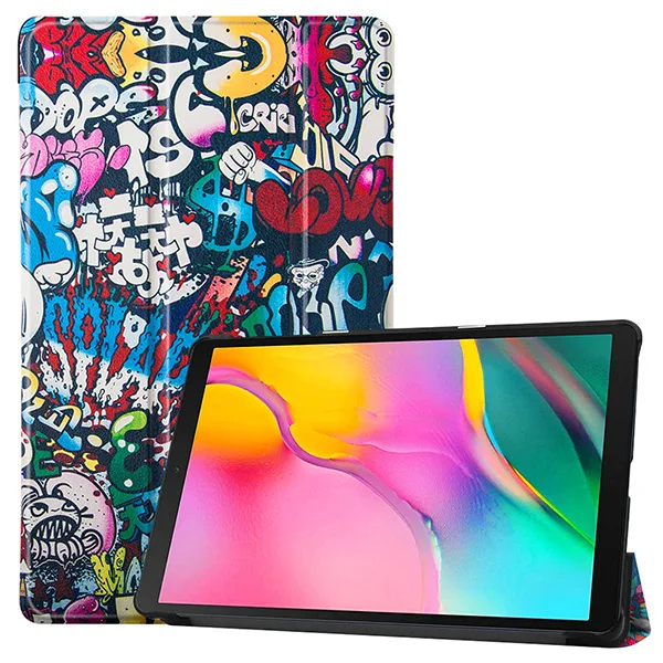 SM T515 SY TY Чехол для samsung Galaxy Tab A SM-T510 SM-T515 T510 T515 чехол для планшета чехол-подставка для Tab A 10,1 '' чехол для планшета+ подарок - Цвет: SM T515 SY TY