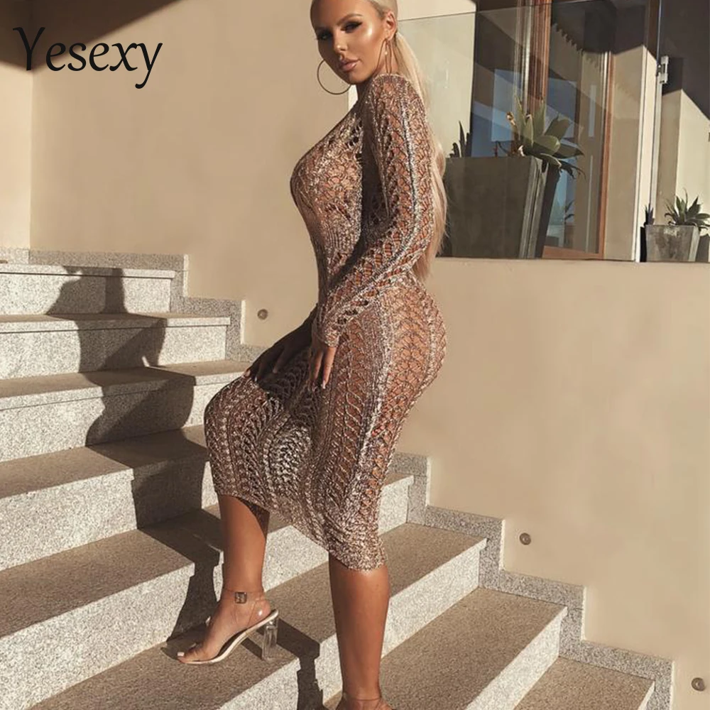 Yesexy 2021 женские сексуальные летние платья с открытыми плечами и лямкой на шее