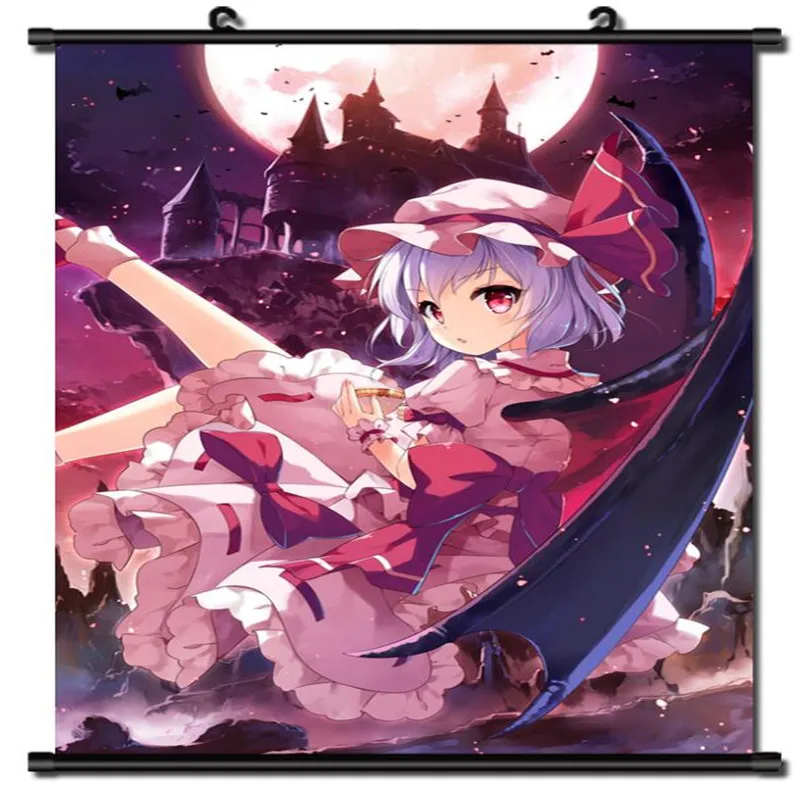 Японское аниме проект TouHou воплощение алого фландрида ремилии алый Декор для дома