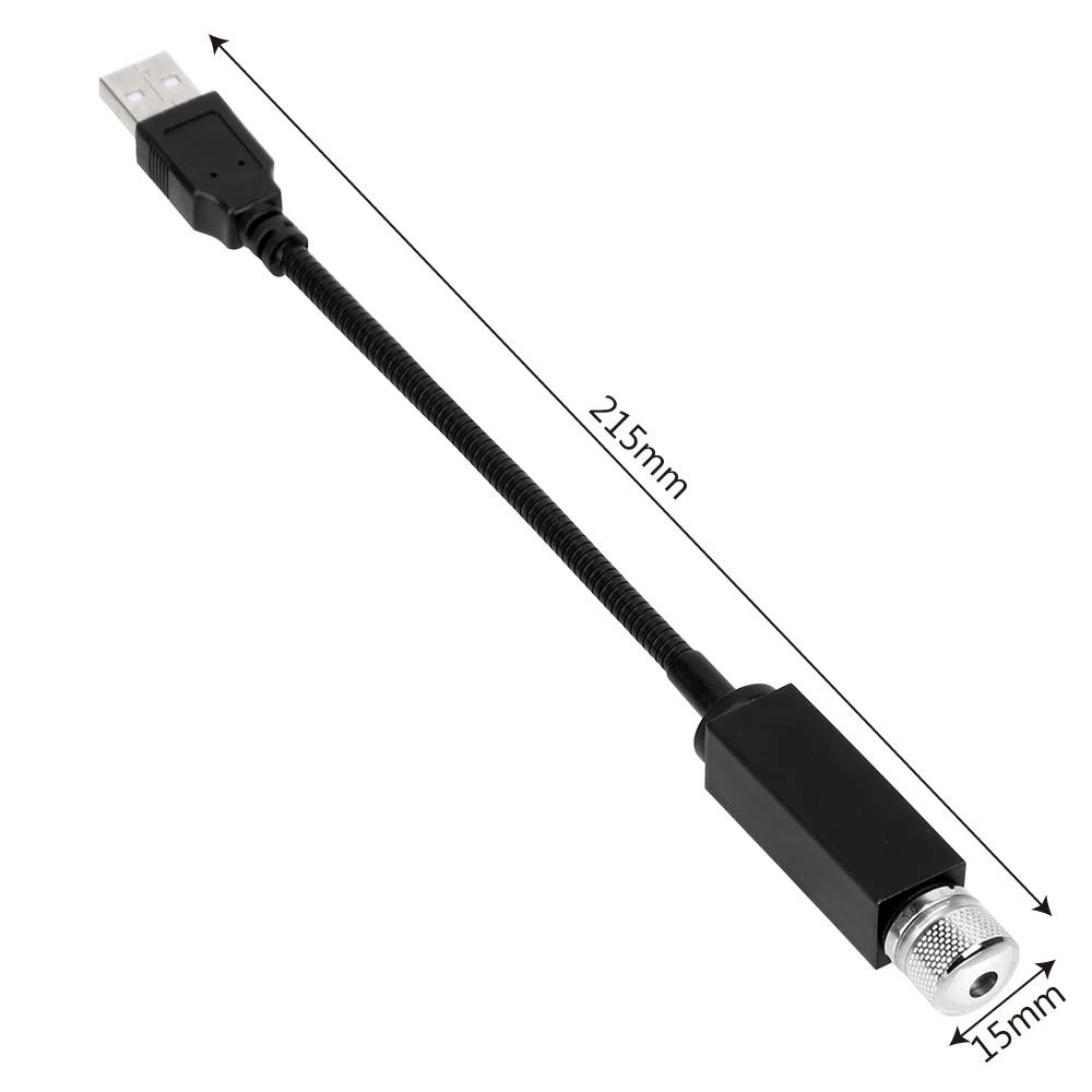 Автомобильный светодиодный светильник с USB звездное небо атмосферная лампа для
