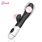 USB 30 скоростей кролик вибратор для женщин Вагина фаллоимитатор вибраторы Женский Стимулятор точки G Клитор эротическая секс-игрушка для взрослых женщин