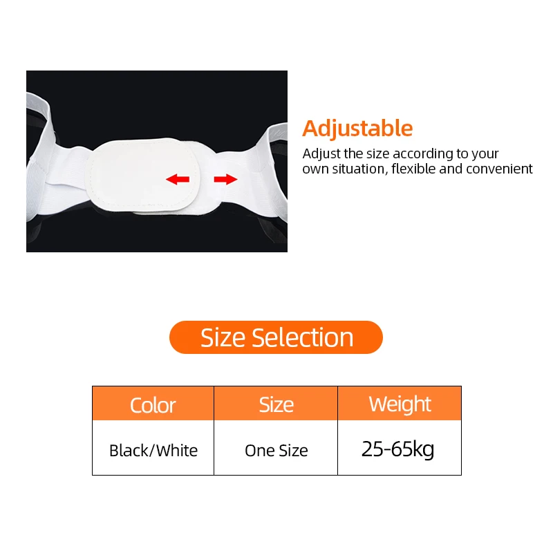

Adult Back Shoulder Posture Corrector Belt Corset Spine Support Belt Correction Belt Correct Posture Health Care