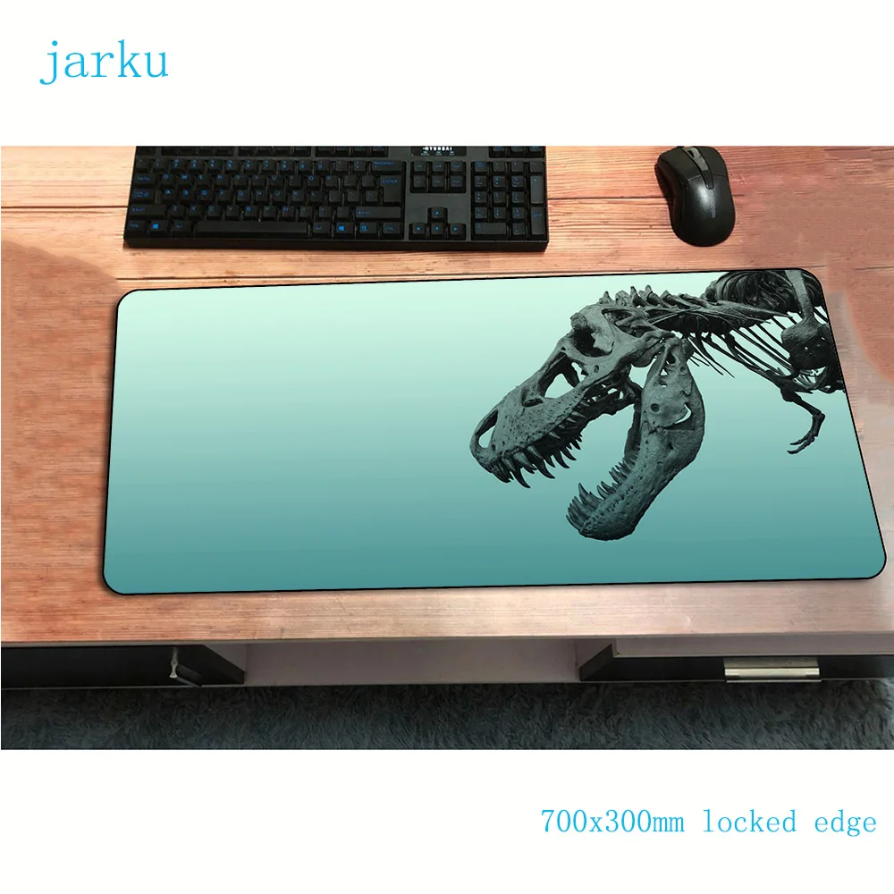 

Dinosaur mouse pad New arrival 700x300x2mm gaming mousepad present notbook desk mat wrist rest padmouse games pc gamer mats
