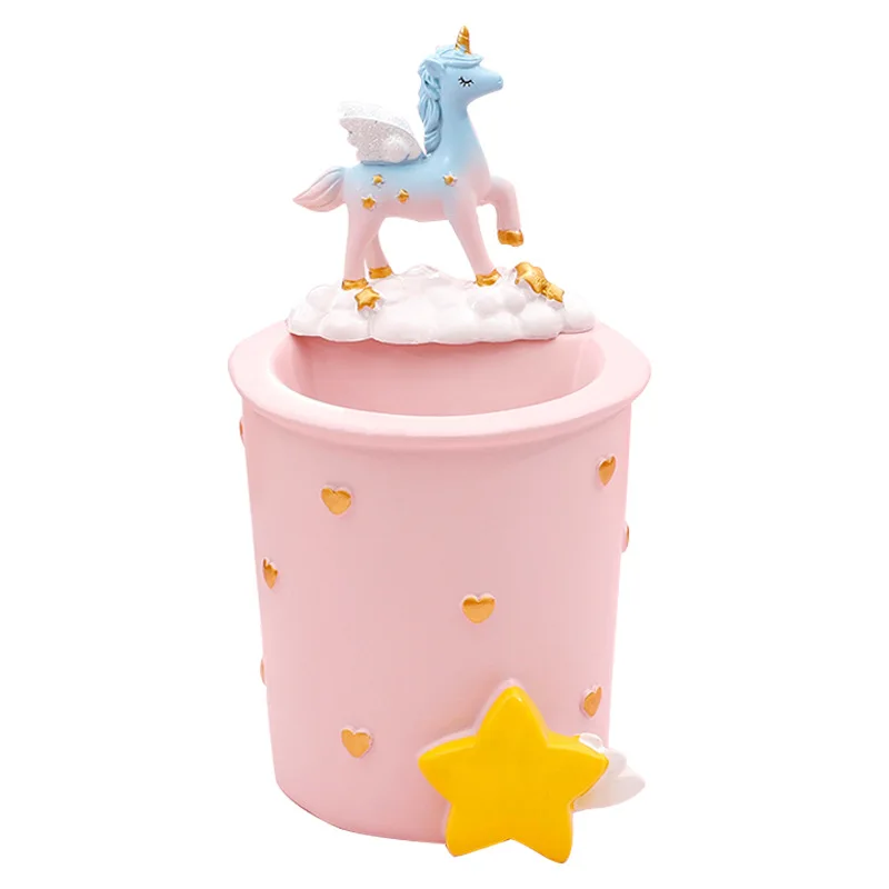 

Dream Castle Unicorn Student Girl Heart Multifunctional Pen Holder