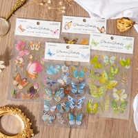 20sets1 lot stationery stickers nebula fantasy butterfly series stickers scrapbooking diy craft stickers