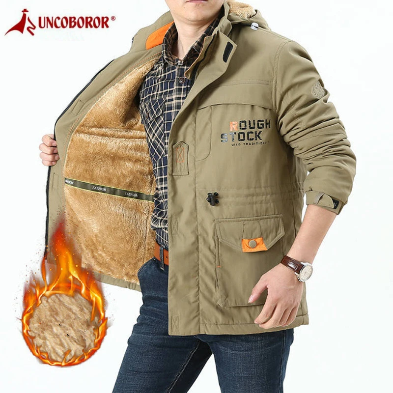 Зимняя теплая куртка бомбер с мягкой оболочкой Мужская Весенняя армейская