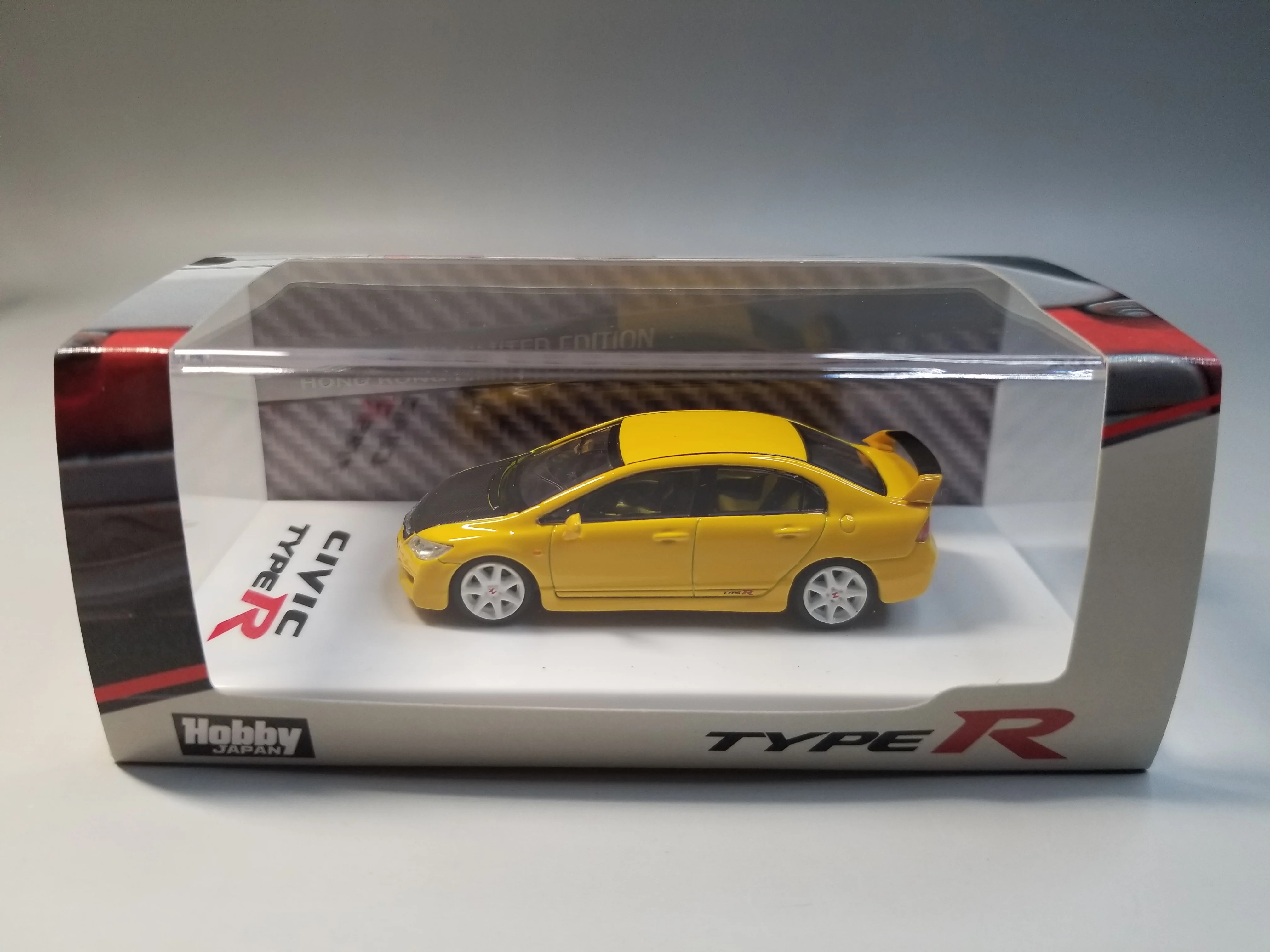 

Hobby Japan 1/64 Honda Civic Type R FD2 Customized Ver. HK Limited Edition HJ641003ACY Die Cast Model Car Collection Limited