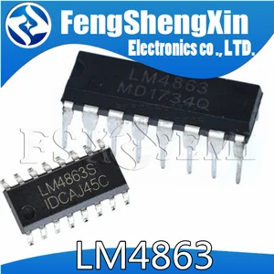 10 шт.лот LM4863D LM4863N LM4863P LM4863 DIP16 LM4863S SOP16 двухсторонний аудио усилитель IC