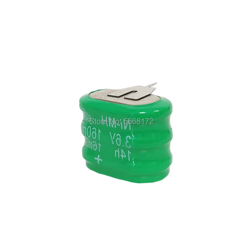 3 6 V 150MAH Ni-MH Кнопка перезаряжаемая батарея для PLC резервного питания данных 2P |