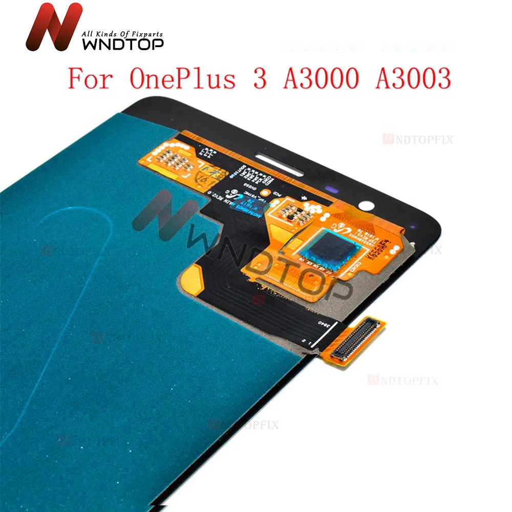 

5.5"Inch LCD For Oneplus 3T LCD Display Touch Screen A3000 A3003 Digitizer Assembly With Frame Replacement For OnePlus 3 LCD
