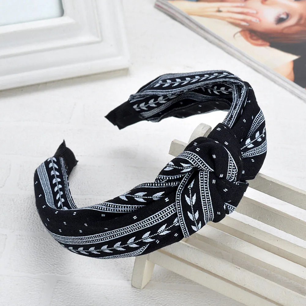 

1pc Fashion Bow Knot Sport Hairbands Women Headwear Turban Hair Head Hoop Yoga Simple Sweet Girls Hair Headband Hair Accessories