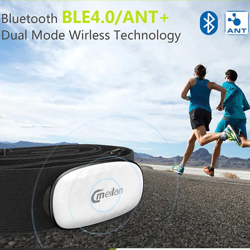 Водонепроницаемый датчик частоты сердечных сокращений муравей+ Bluetooth монитор сердечного ритма Спорт Фитнес благоприятный Открытый Велоспорт Беспроводной нагрудный ремень