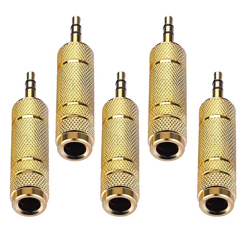 

3.5mm Male To 6.5mm Female Connector Headphone Amplifier Converter High Quality Electric Supplies Headphone Audio Cable Adapter
