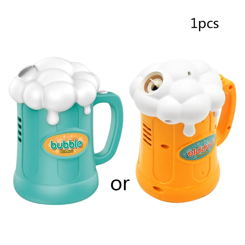 

Fun Machine to Make Bubbles with Music Swimming Pool & Outdoor Water Toy Music Beer Mug Bubble Maker Educational Toy 03KD