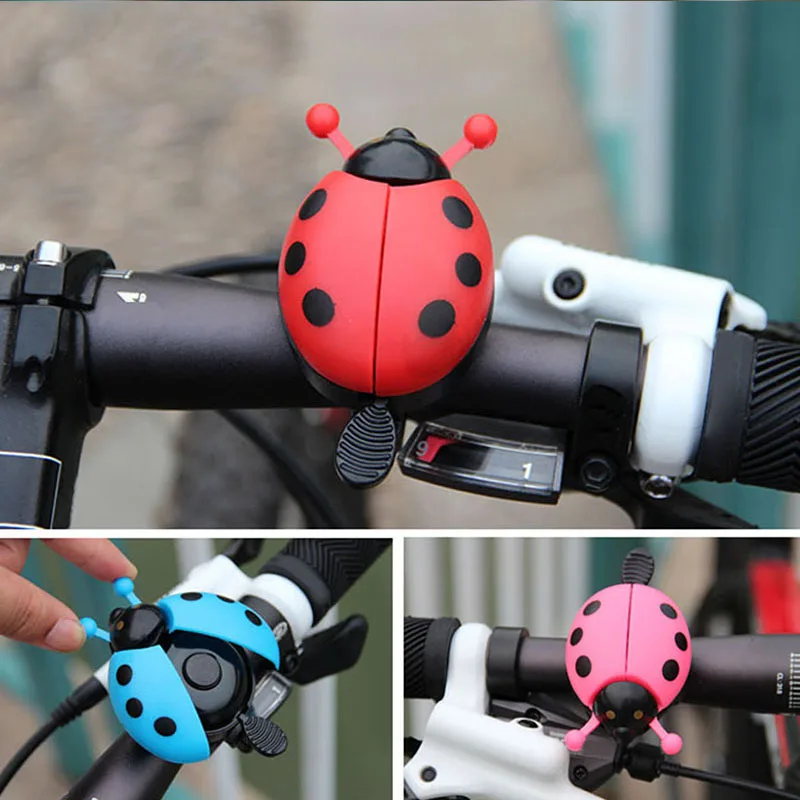 

Lovely Kid Funny Lady Beetle Ladybug Cycling Bicycle Bike Ride Ring Bell Horn M1
