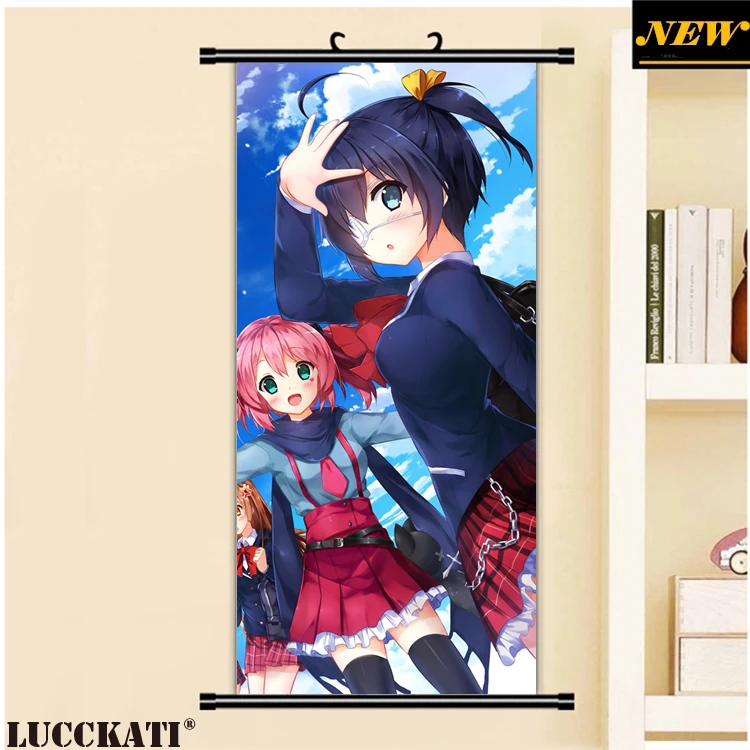45X95 см Chuunibyo Demo Koi ga shyota! Любовь чунибио и другие иллюзии! Мультфильм аниме стены