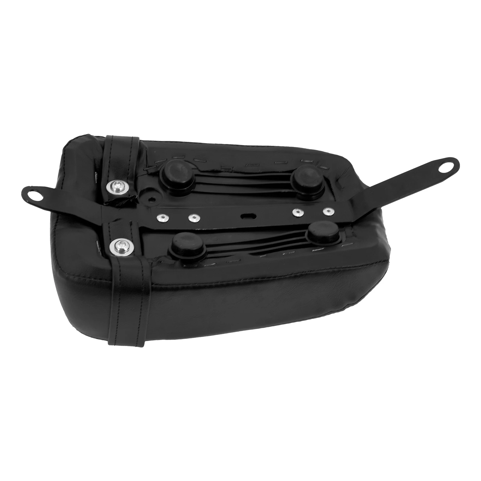 Черные кожаные подушки для заднего сиденья мотоцикла пассажирского Harley Softail Street