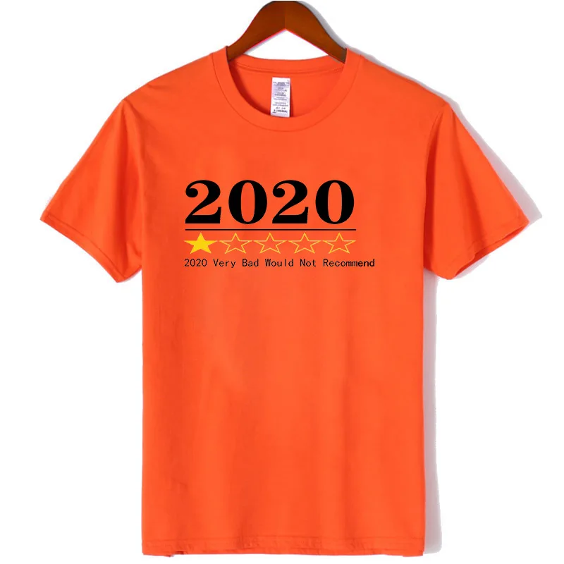 

2020 Very Bad Would Not RecommendPrinted men's short sleeve 100% Cotton Soft Tops Tee Male Tops Tshirt Summer Shirts Homme