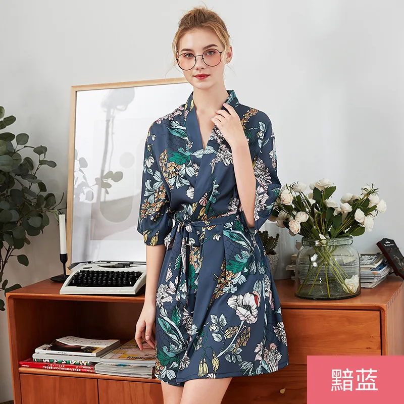 

Bridesmaid robes Sleepwear Robe Wedding Bride Bridesmaid Robes Pyjama Robe Female nightwear Bathrobe Nightdress Nightgown