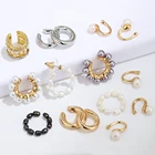 Каффы женские с жемчугом и цирконом, 125 шт., 9 видов