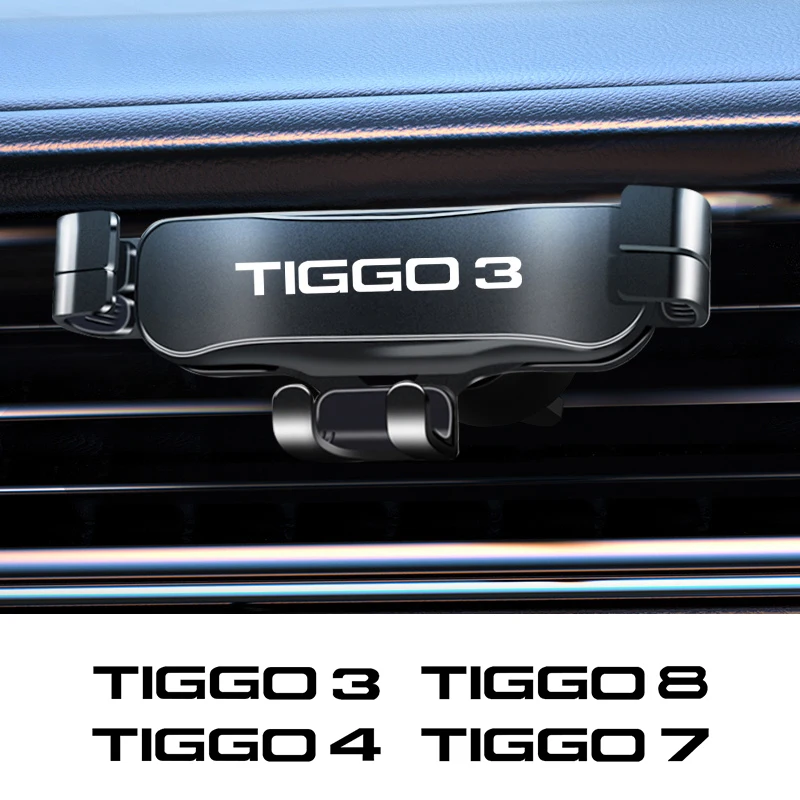 

Car Phone Holder for CHERY TIGGO 3 4 5 7 PRO 8 Plus Smartphone Stands Gravity sensing Car Air Vent Clip Phone Holder Accessories