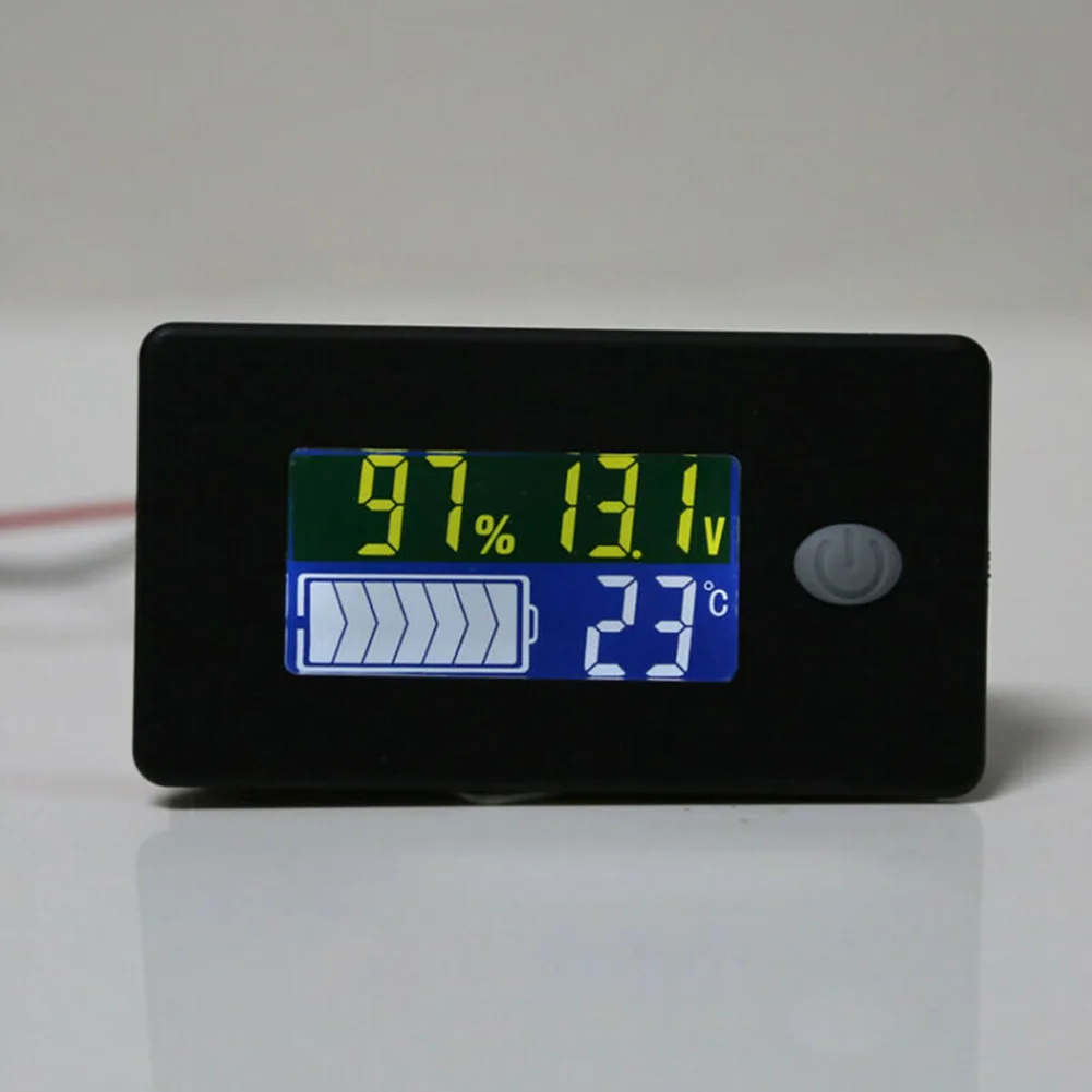 

Capacity Temperature Meter Indicator Meter Temperature Waterproof Battery
