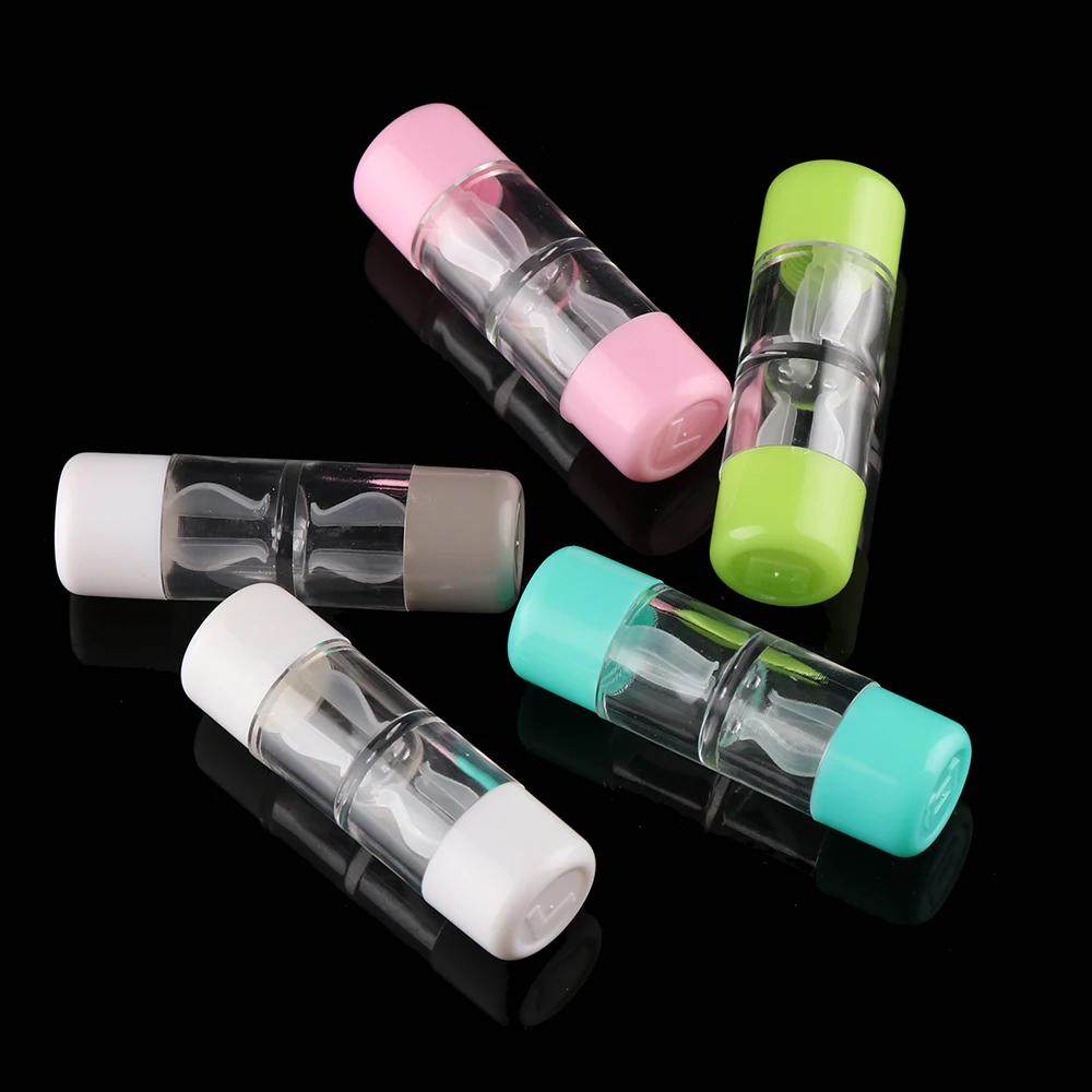 1 шт. цветной пластиковый чехол держатель для путешествий контейнер замачивания