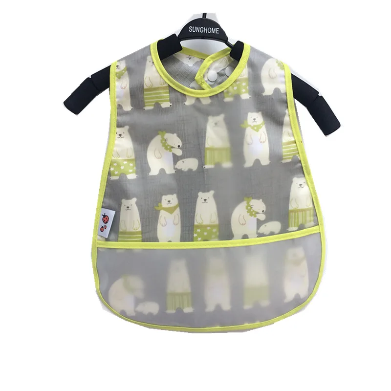 accessoriesdoll baby accessories Baby Bibs EVA Waterproof Lunch Bibs Cartoon Fruits Printing Infants Bibs Boys Girls Feeding Burp Cloths Bibs Apron Clothing baby headband