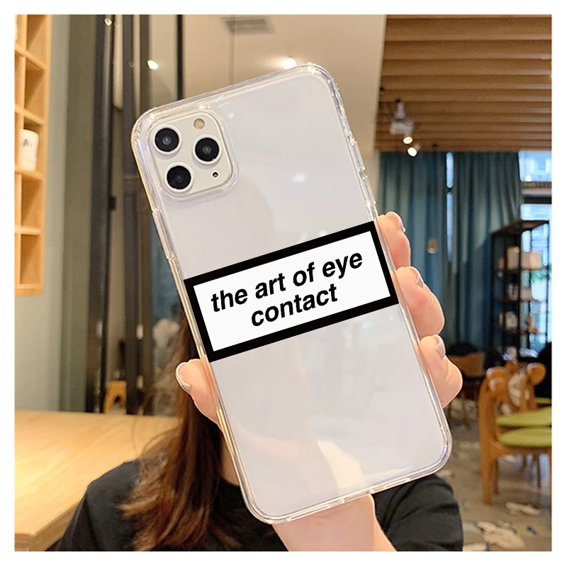 Искусство для ухода за областью вокруг глаз в контактные прозрачный письмо