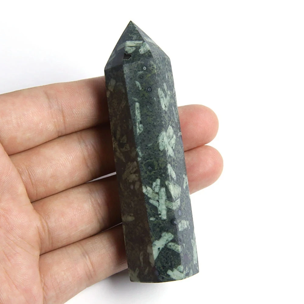

1PC Natural Polishing Chrysanthemum Tower Crystal Stone Quartz Point Rare Healing Gemstone For Home Decoration Gifts LU
