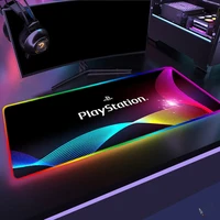 playstation mouse mat rgb ps4 mousepad gamer accessories led anime mouse pad xxl kawaii gaming accessories keyboard for compass
