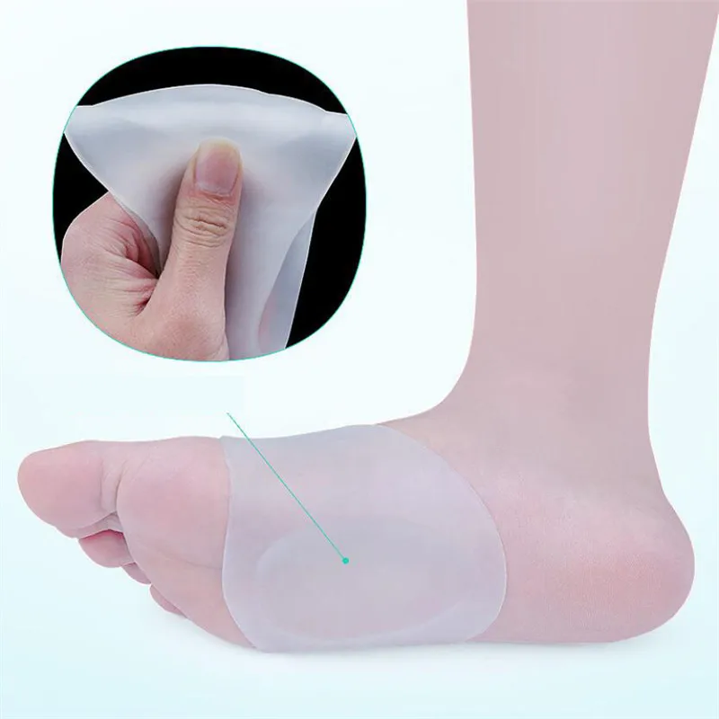

Silicone Gel Arch Support Soft Insoles Pad Pain Relief Plantar Fasciitis Massage Protection Flat Feet Orthopedic Corrector Sole