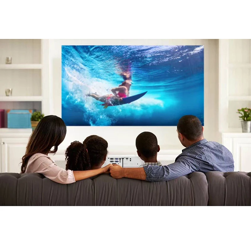 F10UP HD светодиодный проектор мультимедиа беспроводной умный дом Android 7 0 (2 + 16G) USB