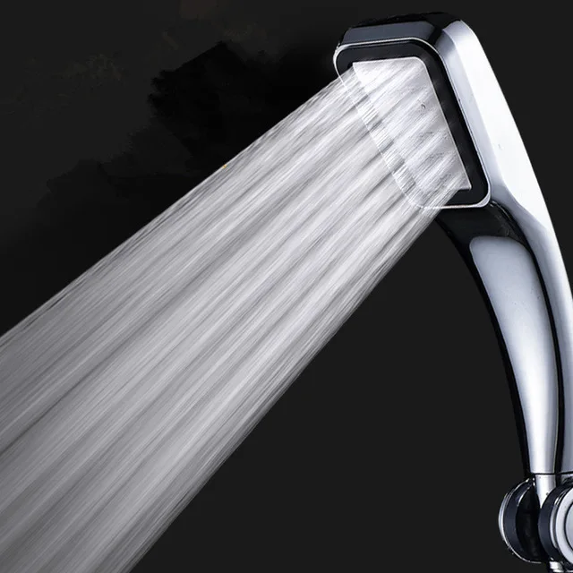 

300 Holes High Pressure Shower Head Powerfull Boosting Spray Bath Water Saving Rain Shower Faucets Bathroom Tools High Quality