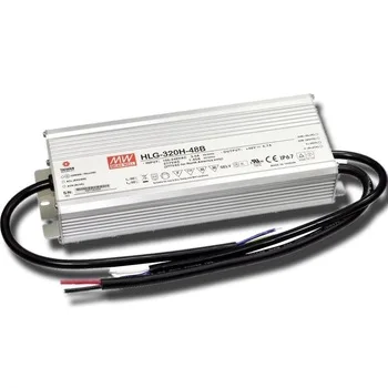 

HLG-320H-48B 320W Meanwell AC-DC Single output LED Driver Mix Mode (CV+CC) with PFC; Output 48Vdc at 6.70A IP67