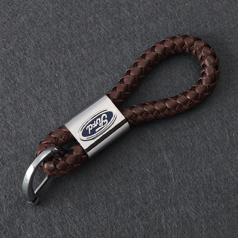 1 Piece Hand Woven Car Logo Keychain Keyring For Ford Auto Accessories Key Chain Ring Rope Holder Man Gift Red Pink 5 Colors | Украшения и